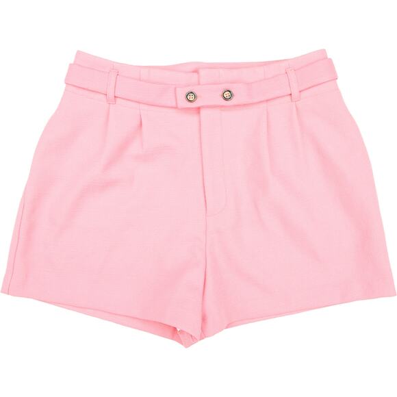 ASOS Bright Pink Belted High Waisted Shorts NWT 8 - Picture 1 of 3